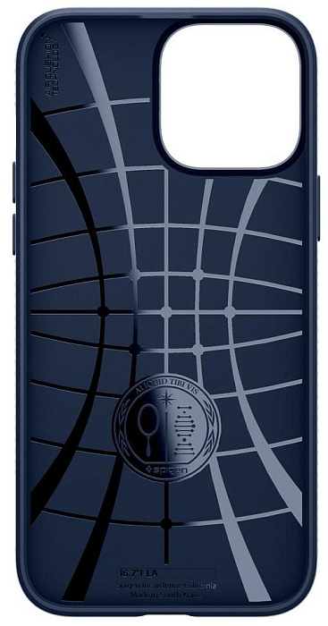 Купить Чехол Spigen Liquid Air (ACS04958) для iPhone 14 Pro (Navy Blue) 1207418